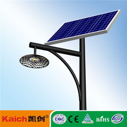 推廣太陽能照明清潔能源 太陽能LED路燈在行動